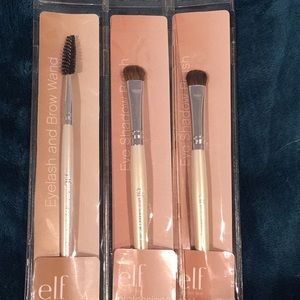 NWOT ELF Eyelash and Brow Wand and Eye  Brush